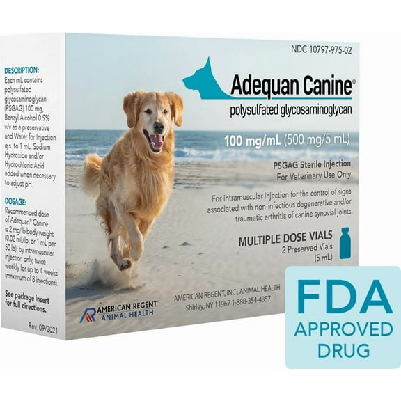 Adequan Canine Injectable for Dogs, 100-mg/ml