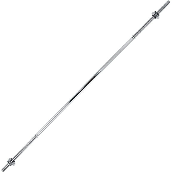 Ader 1" Bar Choice of 72" w/ Star Collars, (72" x 1" Bar)