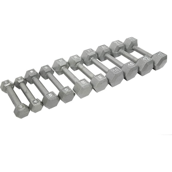 Ader Grey Hex Dumbbell/Cast Iron Dumbbell Single Piece 1lb -120lb