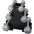 thumbnail image 1 of Ader Hex Cast Iron Grey Dumbbell Set, 1 of 1