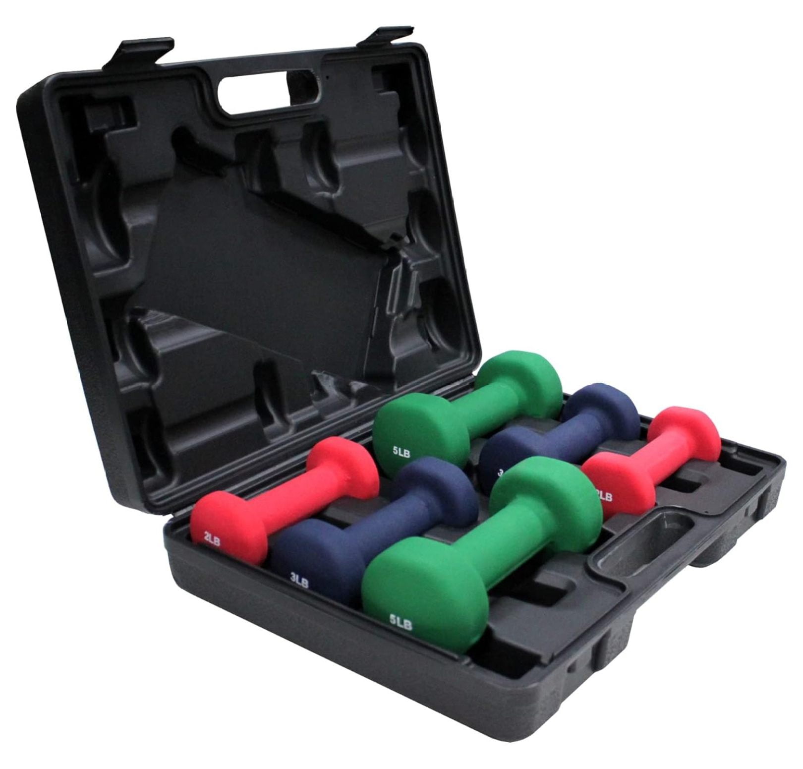 Ader Neoprene Dumbbell Set Neoprene DBS w/ Case