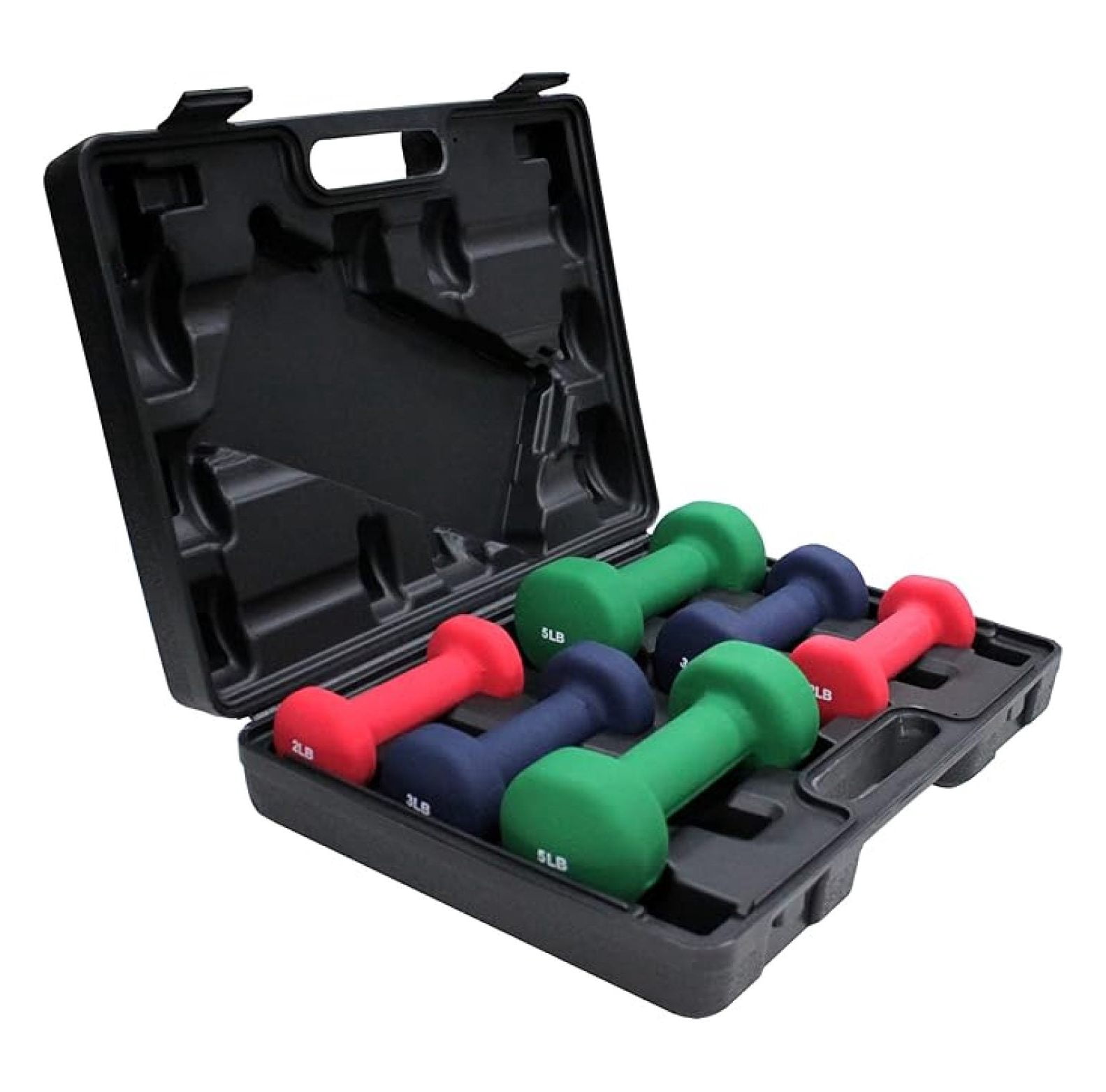 Ader Neoprene Dumbbell Set w/Rack