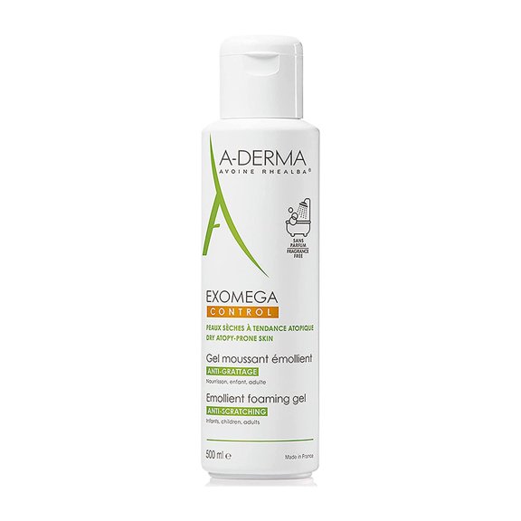 A-derma Exomega Emollient Foaming Gel 500ml