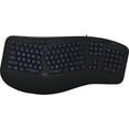 thumbnail image 1 of Adesso Tru-Form 150 3-Color Illuminated Ergonomic Keyboard, 1 of 25
