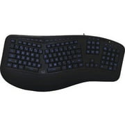 Adesso Tru-Form 150 3-Color Illuminated Ergonomic Keyboard