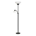 thumbnail image 1 of Adesso 7202-01 Piedmont 71" Torchiere with Adjustable Reading Lamp, 2 Lights, Black, Smart Outlet Compatible, 1 of 2