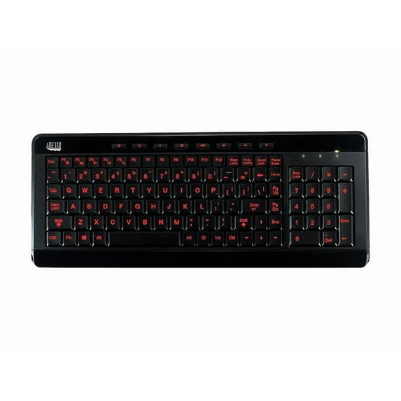 104KEY ILLUMINATED KEYBOARD USB CONNECTOR BUILT-IN HOT KEYS