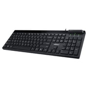 Adesso Wired USB Desktop Keyboard with Smart Card Reader, Full Size