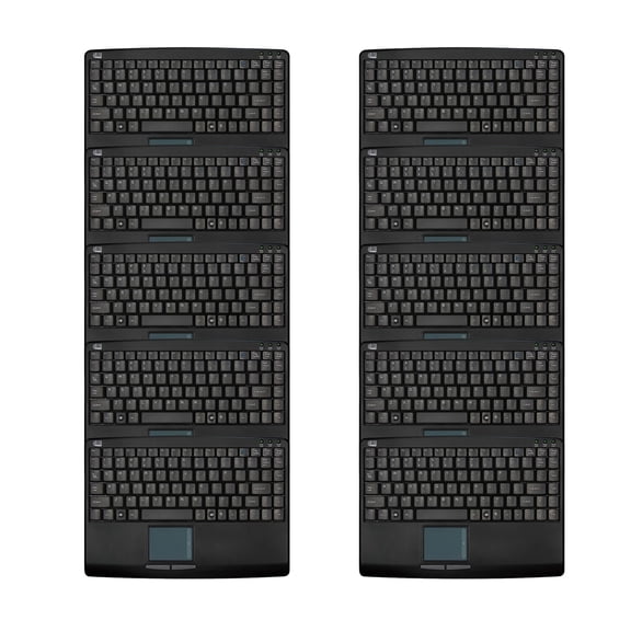 Adesso AKB-410UB - SlimTouch Mini USB Keyboard with Built-in Touchpad