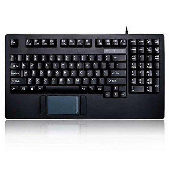 Adesso AKB-425UB - Easytouch Rackmount USB Touchpad Keyboard, Black