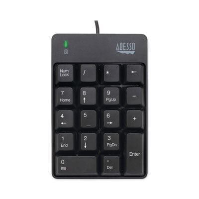 Adesso AKB-601UB - USB Spill Resistant 18-Key Numeric Keypad