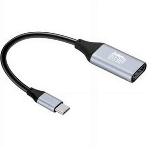 Adesso AUH-5010 USB-C to HDMI Adapter  4K Resolution, 60Hz Refresh Rate, Plug & Play  Aluminum Alloy Case, Driver-Free  Compact Design, Audio Transfer