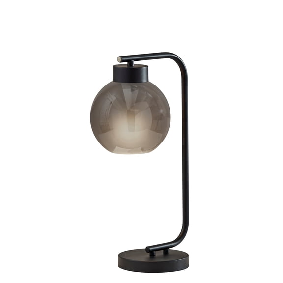 Adesso Atticus 20" 1-Light Touch Switch Table Lamp with Glass Globe Shade