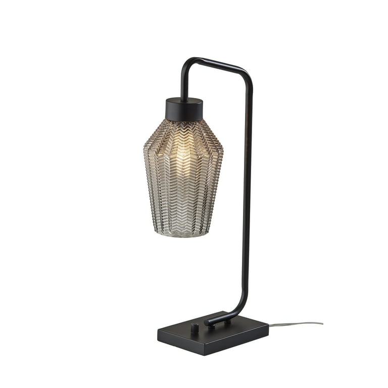 Adesso Belfry Table Lamp Black Smoked