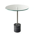 thumbnail image 1 of Adesso Blythe End Table, Steel,Black Marble, 1 of 2