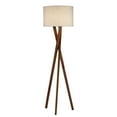 thumbnail image 1 of Adesso Bryce Adjustable Floor Lamp - Walnut, Brown, 1 of 4