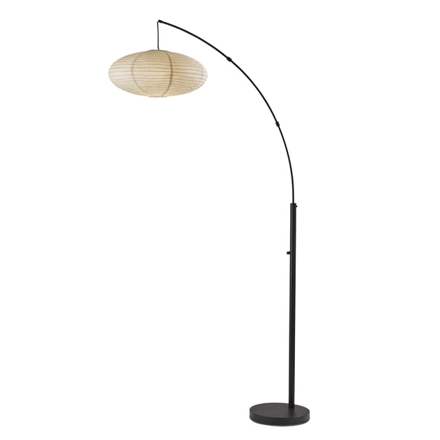 Adesso Corinne Arc Lamp, Black - Walmart.com