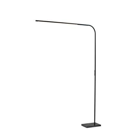 Adesso Cullen 74" Touch Smart Switch Dimmable LED Marble & Metal Arc Floor Lamp