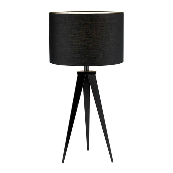 Adesso Director Table Lamp, Black