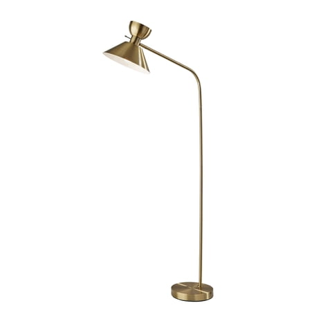 Adesso Duke 67.5" Adjustable Shade Floor Lamp with Metal Task Shade