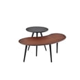 thumbnail image 1 of Adesso Gilmour Mid-Century Wood Nesting Coffee Table Set, Walnut, 1 of 7