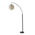 thumbnail image 1 of Adesso® Havana Arc Lamp, 76-1/2"H, Cream Shade/Bronze Base, 1 of 3