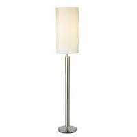 Deals on Adesso Hollywood Floor Lamp, Brushed Steel