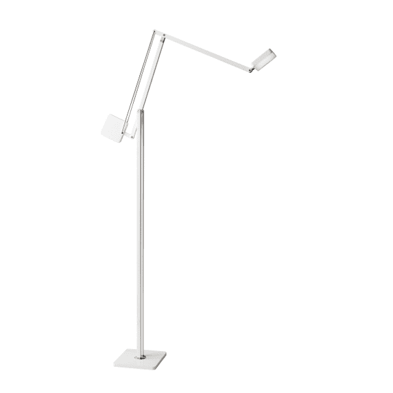 Adesso® ADS360 Cooper LED Floor Lamp, 69"H, Matte White