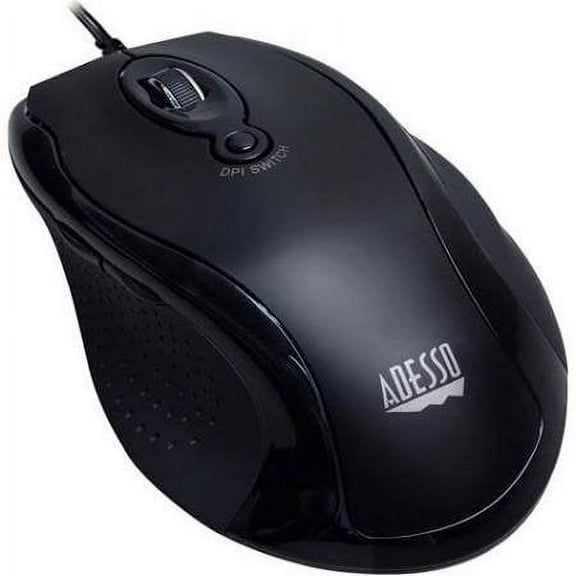 Adesso IMOUSEG2 USB ERGONOMIC OPTICAL MOUSE, WITH ADJUSTABLE DPI, INTERNET NAVIGATIONAL B