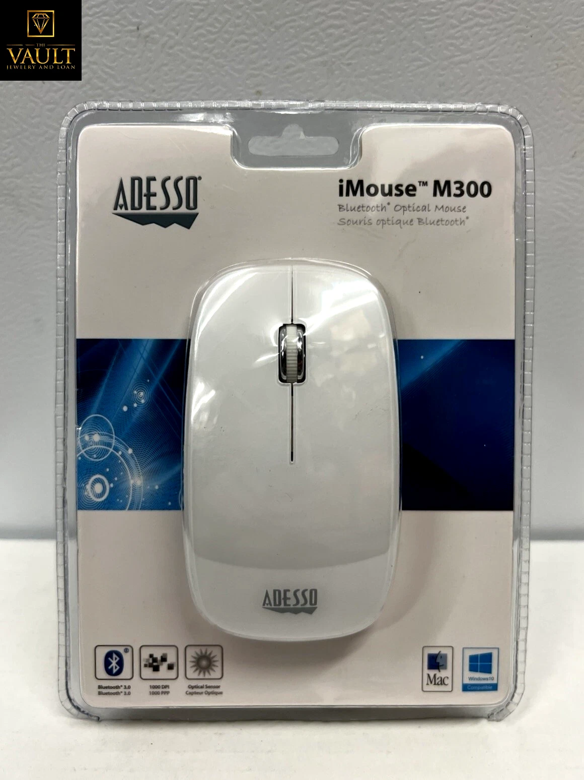 Adesso Imouse M300W Bluetooth Optical Mouse. Brand New, Sealed. Fast Shipping!