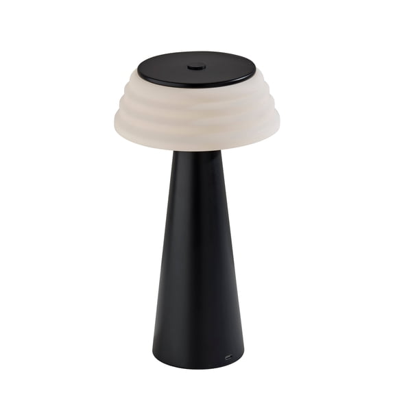 Adesso Jacky 12.5" 1-Light Touch Dimmer Chargeable LED Cordless Indoor Outdoor Table Lamp