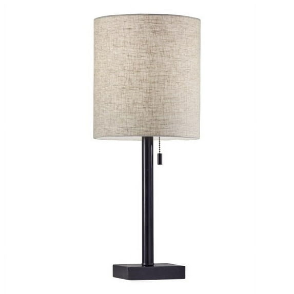 Adesso® Liam Table Lamp, 22"H, Dark Bronze