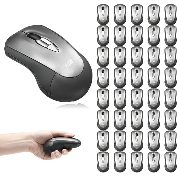 Adesso Lot of 40 Multipack Wireless Air Mouse Mobile iMouse P10 Presentation Remote, Laser Pointer, Presenter clicker with Programmable Buttons and Hand Gestures USB Receiver