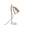 thumbnail image 1 of Adesso® Marlon Table Lamp, 19 1/2"H, Amber Shade/White Base, 1 of 2