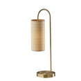 thumbnail image 1 of Adesso Mendoza 25" 1-Light Antique Brass Table Lamp with Natural Woven Paper Shade, 1 of 6