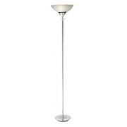 Adesso Metropolis 300 Watt Torchiere, Chrome