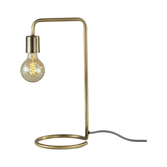 Adesso Morgan Desk Lamp, Antique Brass,