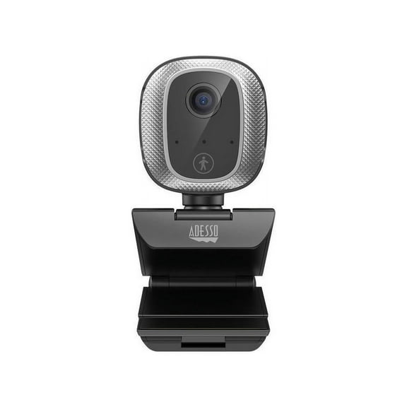 Adesso Motion Tracking 1080P HD H.264 Fixed Focus USB Webcam, Built-in Microphone, and Tripod Mount CyberTrack M1