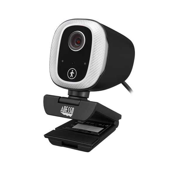 Adesso Motion Tracking 1080P Web Camera CyberTrack M1 H.264 Fixed Focus USB Webcam with 305 Auto Tracking, Built-in Microphone, and Tripod Mount
