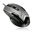 thumbnail image 1 of Adesso Multi-Color 6-Button Gaming Mouse - Optical - USB Cable - Black, Gray - 3200 dpi - Scroll Wheel - 6 Button(s), 1 of 7