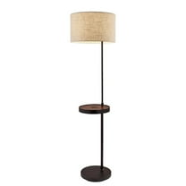 Adesso Oliver Wireless Charging Shelf Floor Lamp