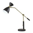 thumbnail image 1 of Adesso Oscar Adjustable Desk Lamp, Black with Antique Brass, 1 of 5