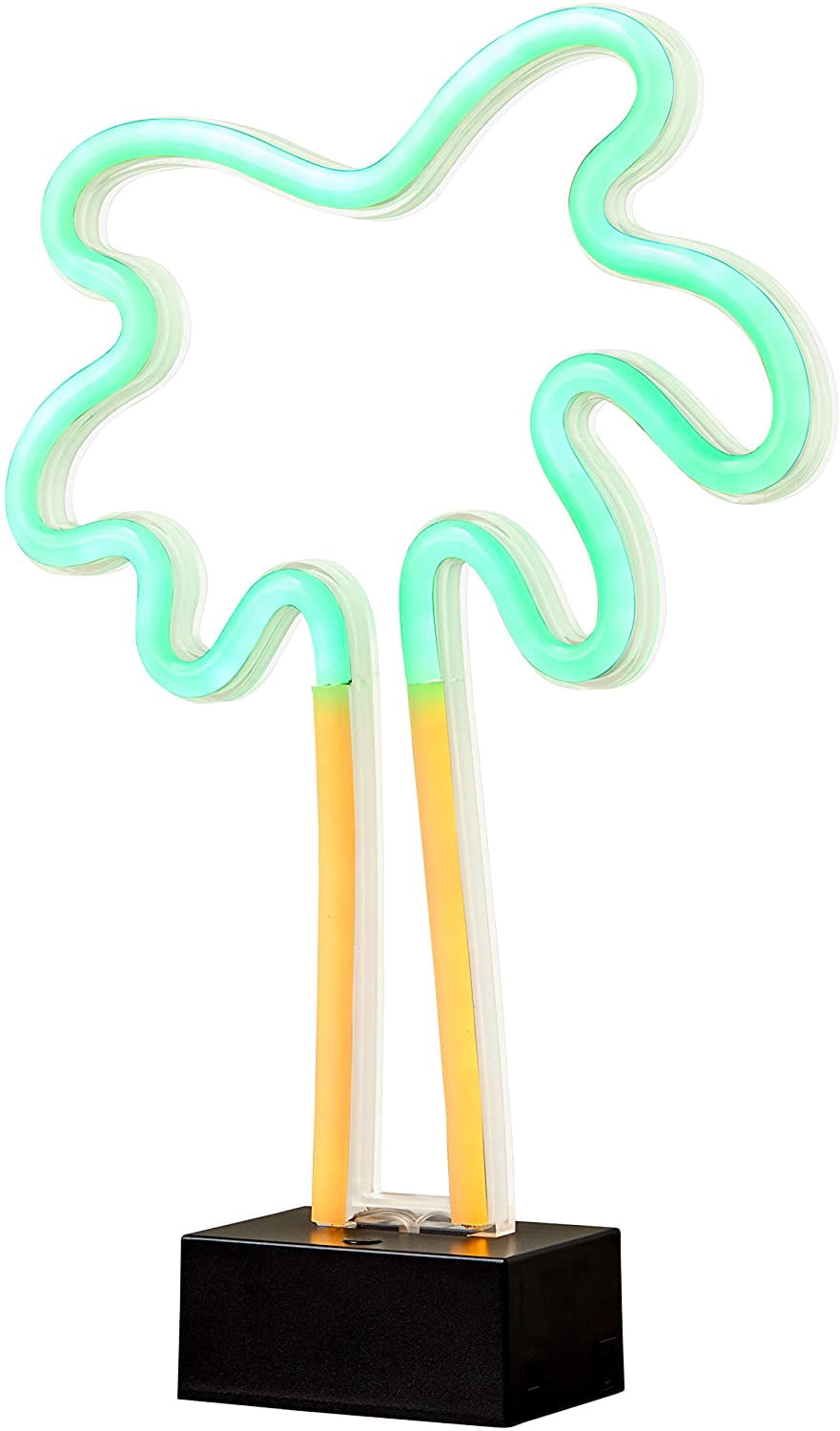 Adesso Palm Tree LED Neon Light, Green,Yellow