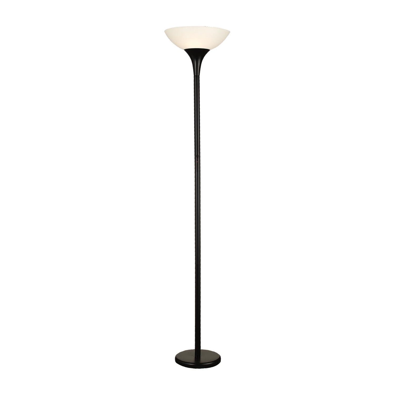 Adesso Remote Control Floor Lamp Satin Steel Walmart