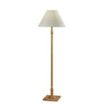 thumbnail image 1 of Adesso Rigby 59.5" 3-Way Natural Wood Floor Lamp with White Boucle Tapered Shade, 1 of 5