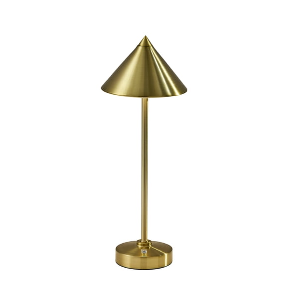 Adesso Ritchie 16" 1-Light Touch Dimmer Chargeable LED Cordless Indoor Outdoor Table Lamp