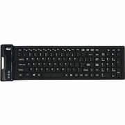 Adesso SlimTouch 222 Antimicrobial Waterproof Flex Keyboard Compact Size