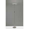 thumbnail image 1 of Adesso Solar 71" Touch Switch Dimmable LED Torchiere Floor Lamp with Frosted Glass Shade, 1 of 5