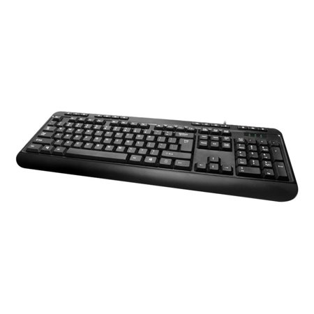 Adesso AKB-132 - Spill-Resistant Multimedia Desktop Keyboard (PS/2)