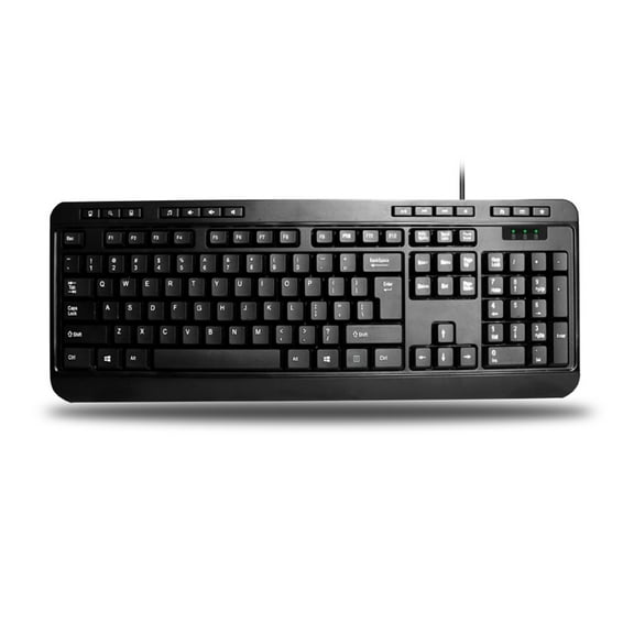 Adesso Multimedia Desktop Keyboard - USB Interface - 104 Key - English (US)